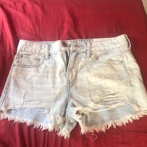 AMERICAN EAGLE TOMGIRL SHORTIE SHORTS